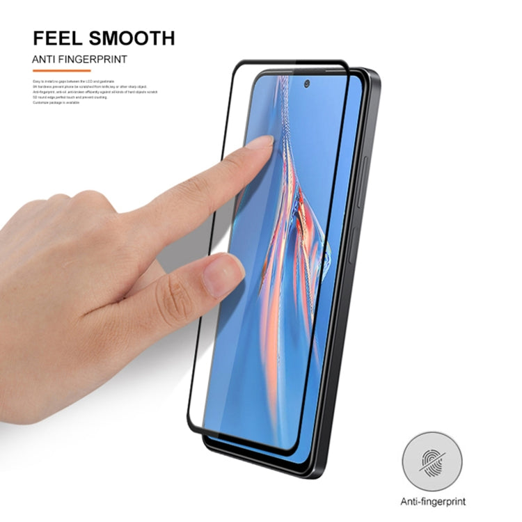 mocolo 9H Full Glue Silk Print Pellicola in vetro temperato, For Xiaomi Redmi Note 11E Pro, For Xiaomi Redmi 10A, For Xiaomi Redmi 10C, For Xiaomi Redmi K50, For Samsung Galaxy M33, For Samsung Galaxy M53