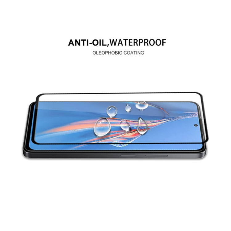 mocolo 9H Full Glue Silk Print Pellicola in vetro temperato, For Xiaomi Redmi Note 11E Pro, For Xiaomi Redmi 10A, For Xiaomi Redmi 10C, For Xiaomi Redmi K50, For Samsung Galaxy M33, For Samsung Galaxy M53