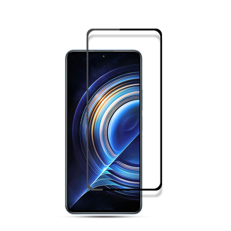 mocolo 9H Full Glue Silk Print Pellicola in vetro temperato, For Xiaomi Redmi Note 11E Pro, For Xiaomi Redmi 10A, For Xiaomi Redmi 10C, For Xiaomi Redmi K50, For Samsung Galaxy M33, For Samsung Galaxy M53