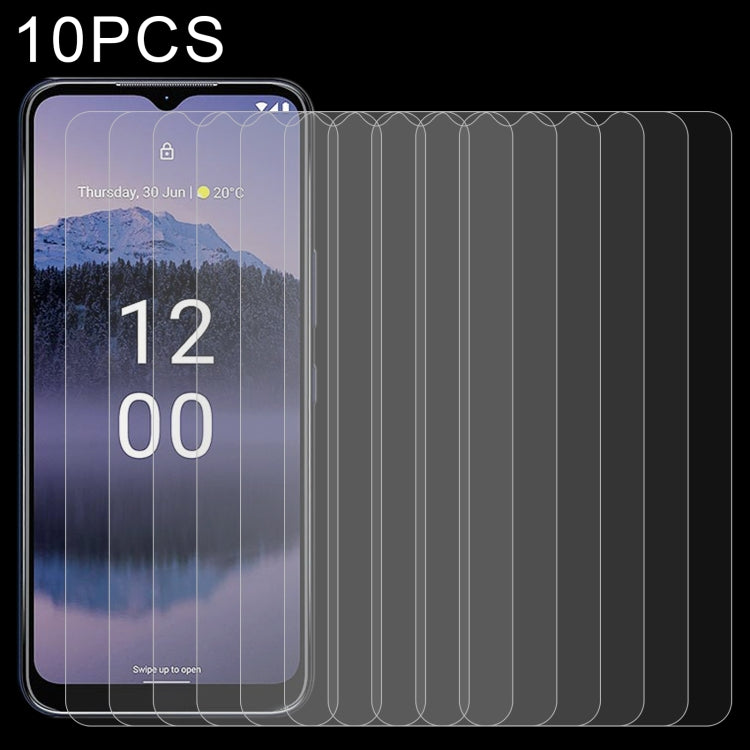 10 pellicole in vetro temperato da 0,26 mm 9H 2,5D, For HTC Desire 22 Pro (10 PCS), For Nokia G11 Plus (10 PCS)