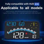 G10 5.5 pollici Car HUD GPS Head Up Display Tachimetro Contachilometri LED Proiettore per parabrezza, G10