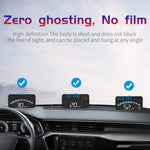 G10 5.5 pollici Car HUD GPS Head Up Display Tachimetro Contachilometri LED Proiettore per parabrezza, G10