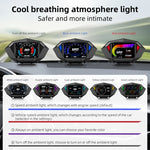 P1 3,5 pollici Auto OBD2 GPS HUD Head Up System Display del misuratore del tachimetro digitale intelligente, P1