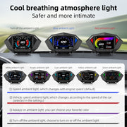 P1 3,5 pollici Auto OBD2 GPS HUD Head Up System Display del misuratore del tachimetro digitale intelligente, P1