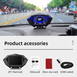 P1 3,5 pollici Auto OBD2 GPS HUD Head Up System Display del misuratore del tachimetro digitale intelligente, P1