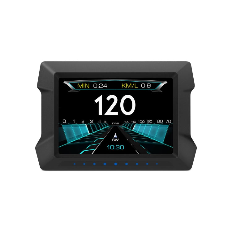 P22 Proiettore per parabrezza a doppio sistema HUD Head Up Display da 3,5 pollici per auto GPS OBD2, P22
