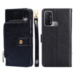 Borsa con cerniera PU + TPU Custodia per telefono in pelle con vibrazione orizzontale, For OPPO Reno5 A, For OPPO Reno6 4G, For OPPO Reno8 5G, For OPPO Reno8 Pro 5G, For OPPO Reno8 Pro+ 5G, For OPPO Realme GT Master/Q3 Pro Carnival