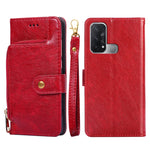 Borsa con cerniera PU + TPU Custodia per telefono in pelle con vibrazione orizzontale, For OPPO Reno5 A, For OPPO Reno6 4G, For OPPO Reno8 5G, For OPPO Reno8 Pro 5G, For OPPO Reno8 Pro+ 5G, For OPPO Realme GT Master/Q3 Pro Carnival
