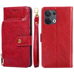 Borsa con cerniera PU + TPU Custodia per telefono in pelle con vibrazione orizzontale, For OPPO Reno5 A, For OPPO Reno6 4G, For OPPO Reno8 5G, For OPPO Reno8 Pro 5G, For OPPO Reno8 Pro+ 5G, For OPPO Realme GT Master/Q3 Pro Carnival