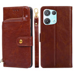 Borsa con cerniera PU + TPU Custodia per telefono in pelle con vibrazione orizzontale, For OPPO Reno5 A, For OPPO Reno6 4G, For OPPO Reno8 5G, For OPPO Reno8 Pro 5G, For OPPO Reno8 Pro+ 5G, For OPPO Realme GT Master/Q3 Pro Carnival