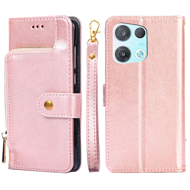 Borsa con cerniera PU + TPU Custodia per telefono in pelle con vibrazione orizzontale, For OPPO Reno5 A, For OPPO Reno6 4G, For OPPO Reno8 5G, For OPPO Reno8 Pro 5G, For OPPO Reno8 Pro+ 5G, For OPPO Realme GT Master/Q3 Pro Carnival