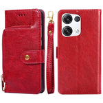 Borsa con cerniera PU + TPU Custodia per telefono in pelle con vibrazione orizzontale, For OPPO Reno5 A, For OPPO Reno6 4G, For OPPO Reno8 5G, For OPPO Reno8 Pro 5G, For OPPO Reno8 Pro+ 5G, For OPPO Realme GT Master/Q3 Pro Carnival