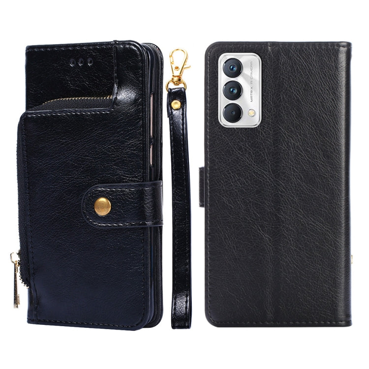Borsa con cerniera PU + TPU Custodia per telefono in pelle con vibrazione orizzontale, For OPPO Reno5 A, For OPPO Reno6 4G, For OPPO Reno8 5G, For OPPO Reno8 Pro 5G, For OPPO Reno8 Pro+ 5G, For OPPO Realme GT Master/Q3 Pro Carnival