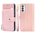 Borsa con cerniera PU + TPU Custodia per telefono in pelle con vibrazione orizzontale, For OPPO Reno5 A, For OPPO Reno6 4G, For OPPO Reno8 5G, For OPPO Reno8 Pro 5G, For OPPO Reno8 Pro+ 5G, For OPPO Realme GT Master/Q3 Pro Carnival