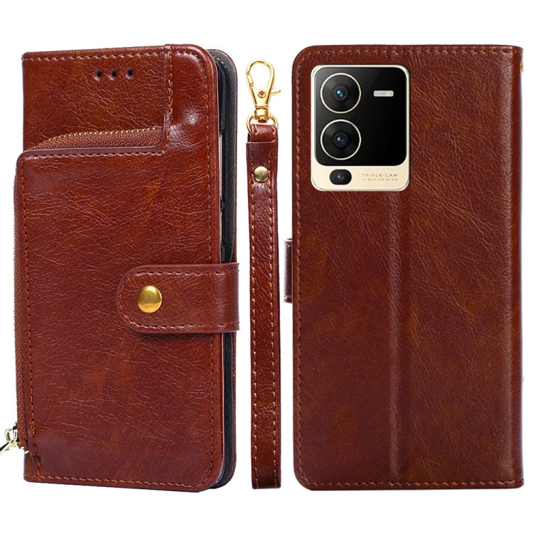 Borsa con cerniera PU + TPU Custodia per telefono in pelle con vibrazione orizzontale, For vivo S10/S10 Pro, For vivo S15 5G, For vivo S15 Pro 5G, For vivo S15e 5G/T1 Snapdragon 778G, For vivo X60 Pro Global Version/X60 Curved Screen, For vivo X70