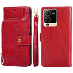 Borsa con cerniera PU + TPU Custodia per telefono in pelle con vibrazione orizzontale, For vivo S10/S10 Pro, For vivo S15 5G, For vivo S15 Pro 5G, For vivo S15e 5G/T1 Snapdragon 778G, For vivo X60 Pro Global Version/X60 Curved Screen, For vivo X70