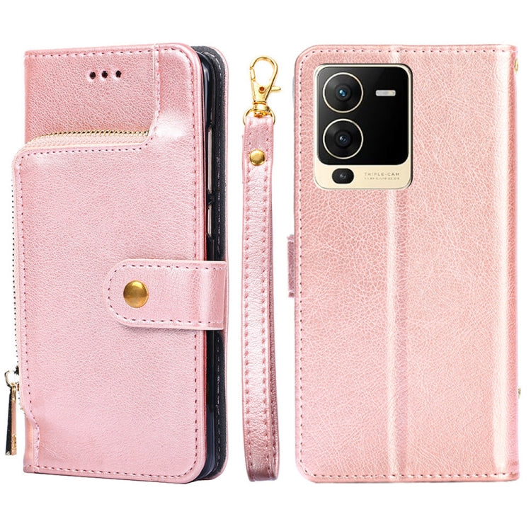 Borsa con cerniera PU + TPU Custodia per telefono in pelle con vibrazione orizzontale, For vivo S10/S10 Pro, For vivo S15 5G, For vivo S15 Pro 5G, For vivo S15e 5G/T1 Snapdragon 778G, For vivo X60 Pro Global Version/X60 Curved Screen, For vivo X70