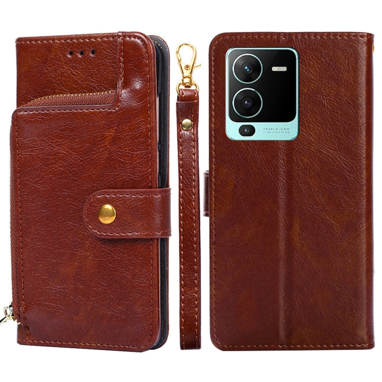 Borsa con cerniera PU + TPU Custodia per telefono in pelle con vibrazione orizzontale, For vivo S10/S10 Pro, For vivo S15 5G, For vivo S15 Pro 5G, For vivo S15e 5G/T1 Snapdragon 778G, For vivo X60 Pro Global Version/X60 Curved Screen, For vivo X70