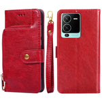 Borsa con cerniera PU + TPU Custodia per telefono in pelle con vibrazione orizzontale, For vivo S10/S10 Pro, For vivo S15 5G, For vivo S15 Pro 5G, For vivo S15e 5G/T1 Snapdragon 778G, For vivo X60 Pro Global Version/X60 Curved Screen, For vivo X70