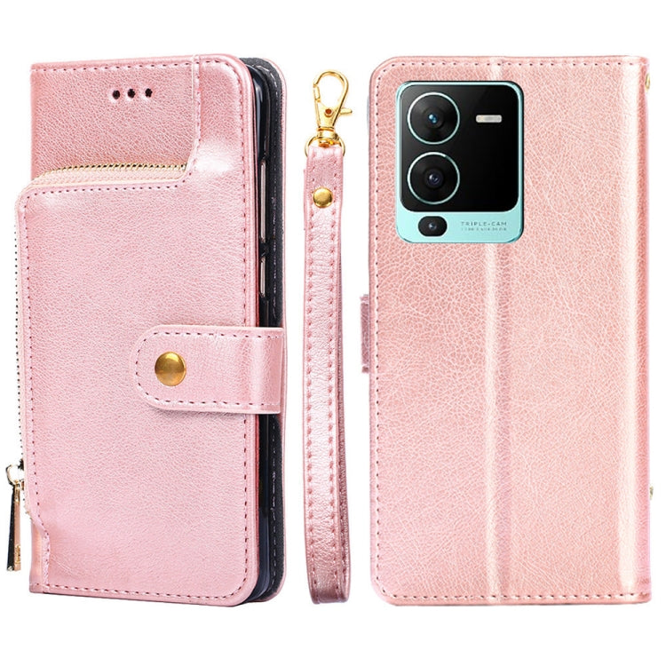 Borsa con cerniera PU + TPU Custodia per telefono in pelle con vibrazione orizzontale, For vivo S10/S10 Pro, For vivo S15 5G, For vivo S15 Pro 5G, For vivo S15e 5G/T1 Snapdragon 778G, For vivo X60 Pro Global Version/X60 Curved Screen, For vivo X70