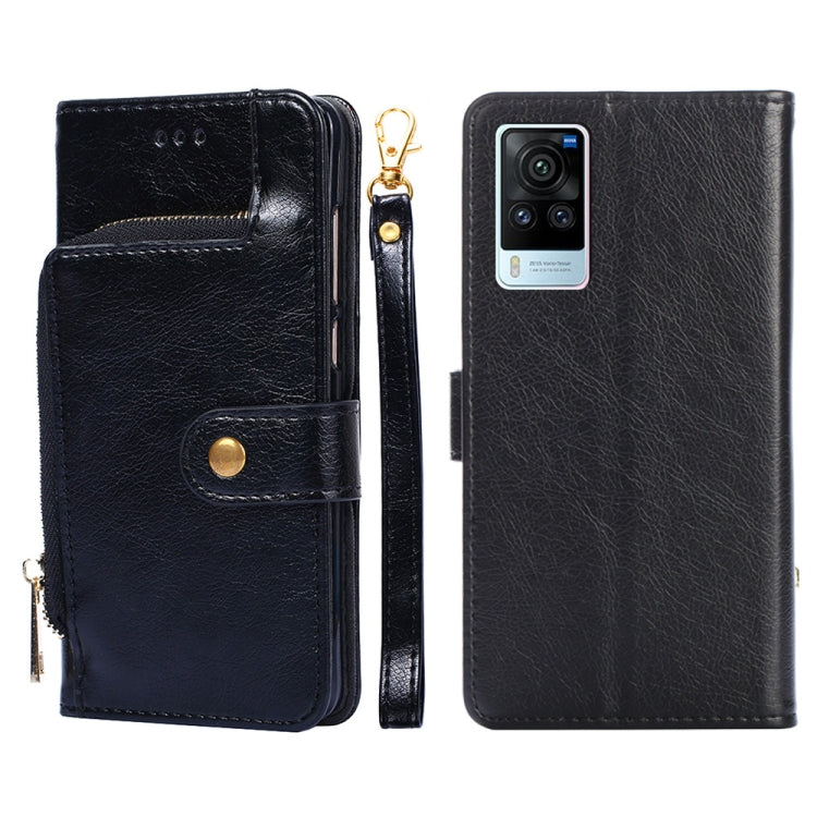 Borsa con cerniera PU + TPU Custodia per telefono in pelle con vibrazione orizzontale, For vivo S10/S10 Pro, For vivo S15 5G, For vivo S15 Pro 5G, For vivo S15e 5G/T1 Snapdragon 778G, For vivo X60 Pro Global Version/X60 Curved Screen, For vivo X70