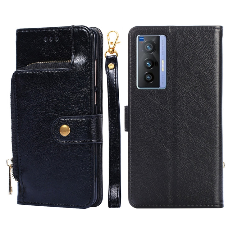 Borsa con cerniera PU + TPU Custodia per telefono in pelle con vibrazione orizzontale, For vivo S10/S10 Pro, For vivo S15 5G, For vivo S15 Pro 5G, For vivo S15e 5G/T1 Snapdragon 778G, For vivo X60 Pro Global Version/X60 Curved Screen, For vivo X70