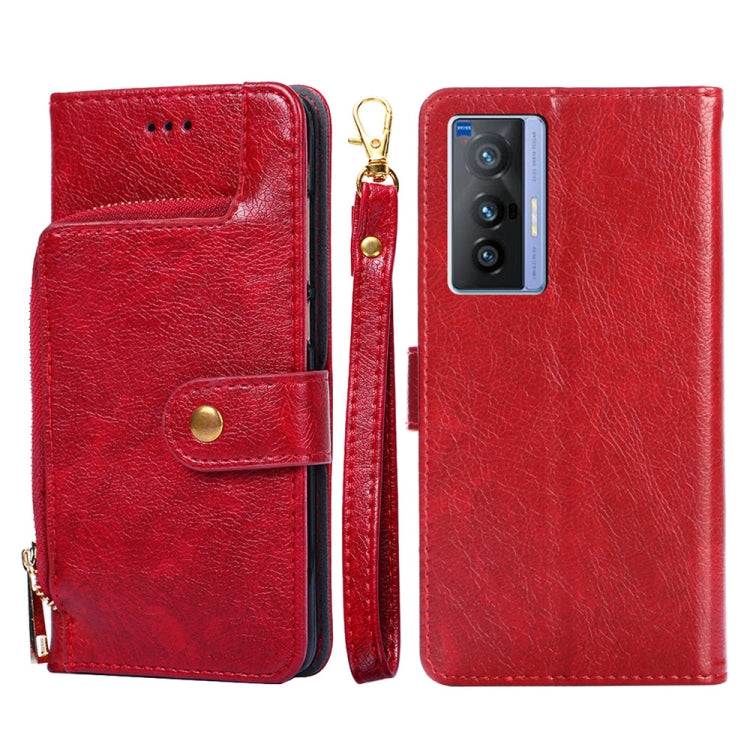 Borsa con cerniera PU + TPU Custodia per telefono in pelle con vibrazione orizzontale, For vivo S10/S10 Pro, For vivo S15 5G, For vivo S15 Pro 5G, For vivo S15e 5G/T1 Snapdragon 778G, For vivo X60 Pro Global Version/X60 Curved Screen, For vivo X70