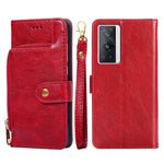 Borsa con cerniera PU + TPU Custodia per telefono in pelle con vibrazione orizzontale, For vivo X70 Pro, For vivo X70 Pro+, For vivo Y15s Global Version, For vivo Y21/Y21s/Y33s