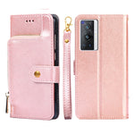 Borsa con cerniera PU + TPU Custodia per telefono in pelle con vibrazione orizzontale, For vivo X70 Pro, For vivo X70 Pro+, For vivo Y15s Global Version, For vivo Y21/Y21s/Y33s