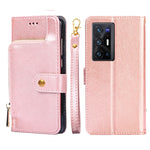 Borsa con cerniera PU + TPU Custodia per telefono in pelle con vibrazione orizzontale, For vivo X70 Pro, For vivo X70 Pro+, For vivo Y15s Global Version, For vivo Y21/Y21s/Y33s