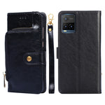Borsa con cerniera PU + TPU Custodia per telefono in pelle con vibrazione orizzontale, For vivo X70 Pro, For vivo X70 Pro+, For vivo Y15s Global Version, For vivo Y21/Y21s/Y33s
