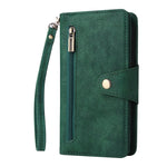 Custodia portafoglio in pelle 9 carte per iPhone 13