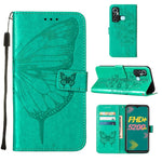 Custodia per telefono in pelle con farfalla goffrata, For Infinix Hot 11