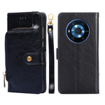 Borsa con cerniera PU + TPU Custodia per telefono in pelle con vibrazione orizzontale, For Honor Magic3, For Honor Magic3 Pro