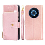 Borsa con cerniera PU + TPU Custodia per telefono in pelle con vibrazione orizzontale, For Honor Magic3, For Honor Magic3 Pro