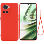 Custodia per telefono a copertura totale in silicone liquido tinta unita, For OnePlus ACE / 10R, For OnePlus Nord CE 2 Lite 5G, For Sony Xperia ACE III, For Xiaomi 12 Lite, For Xiaomi Poco M4 5G / Redmi Note 11R