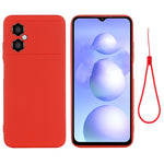 Custodia per telefono a copertura totale in silicone liquido tinta unita, For OnePlus ACE / 10R, For OnePlus Nord CE 2 Lite 5G, For Sony Xperia ACE III, For Xiaomi 12 Lite, For Xiaomi Poco M4 5G / Redmi Note 11R