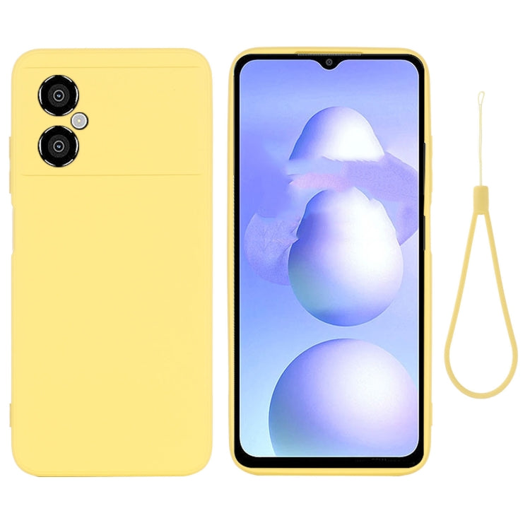 Custodia per telefono a copertura totale in silicone liquido tinta unita, For OnePlus ACE / 10R, For OnePlus Nord CE 2 Lite 5G, For Sony Xperia ACE III, For Xiaomi 12 Lite, For Xiaomi Poco M4 5G / Redmi Note 11R