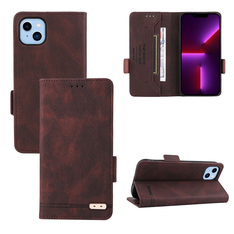 Custodia portafoglio in pelle con chiusura magnetica per iPhone 1