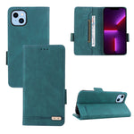 Custodia portafoglio in pelle con chiusura magnetica per iPhone 1