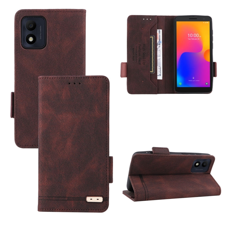 Custodia per telefono in pelle con chiusura magnetica, For Alcatel 1B 2022, For OPPO A57 5G 2022 / Realme V23 5G, For Motorola Moto E32 4G, For Nokia C21 Plus