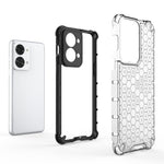 Custodia per telefono a nido d'ape, For OnePlus Nord 2T 5G, For OPPO A57 4G Global, For vivo T1 44W, For Honor 70 5G, For Honor 70 Pro 5G