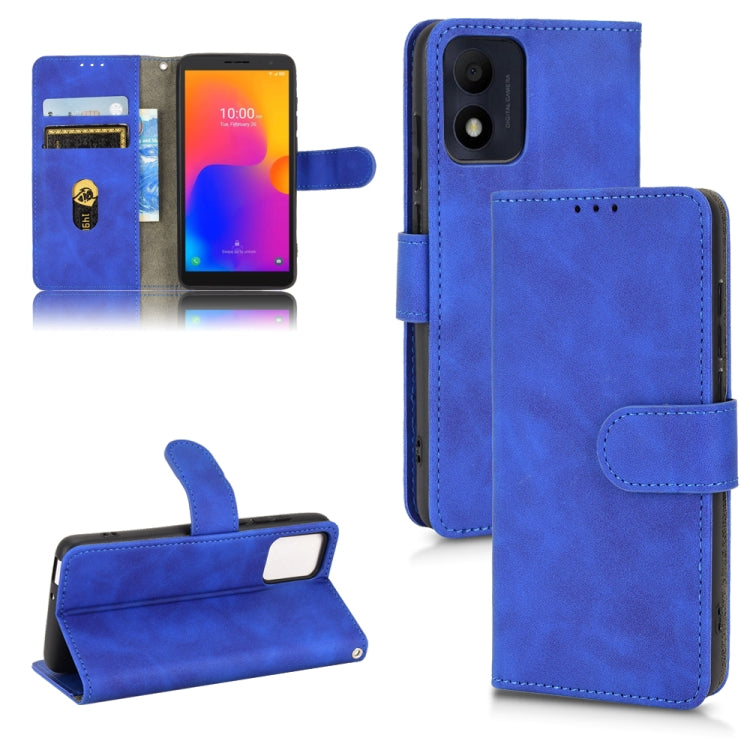 Custodia per telefono in pelle con vibrazione magnetica Skin Feel, For Alcatel 1B 2022, For Motorola Moto G52 JP Version, For UMIDIGI A13 / A13 Pro / A13S, For ZTE Blade A52