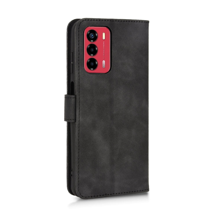 Custodia per telefono in pelle con vibrazione magnetica Skin Feel, For ZTE Blade A72 4G / V40 Vita