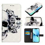 Custodia portafoglio in pelle per iPhone 14 Pro