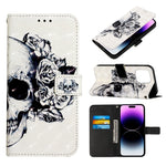 Custodia portafoglio in pelle per iPhone 14 Pro