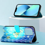 Custodia portafoglio in pelle per iPhone 14 Pro Max