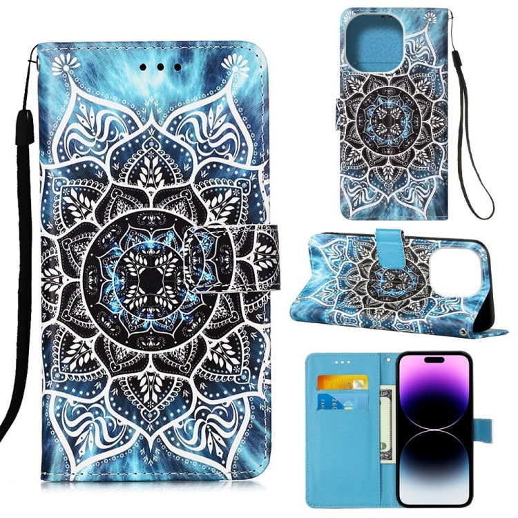 Custodia portafoglio in pelle con slot carte per iPhone 14 Pro Ma