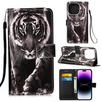 Custodia portafoglio in pelle con slot carte per iPhone 14 Pro Ma