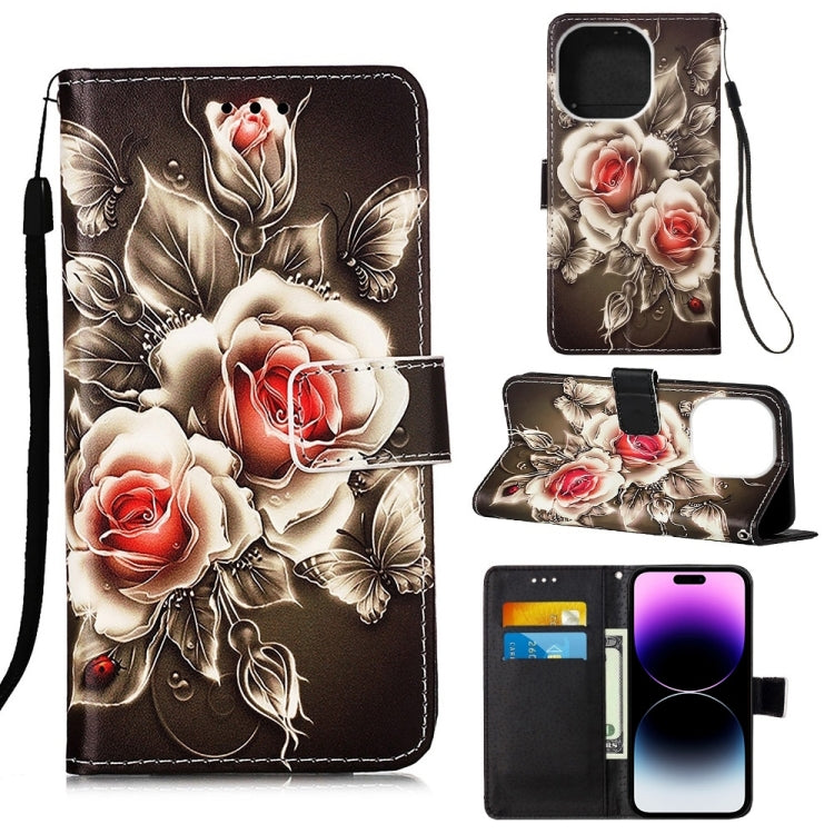 Custodia portafoglio in pelle con slot carte per iPhone 14 Pro Ma
